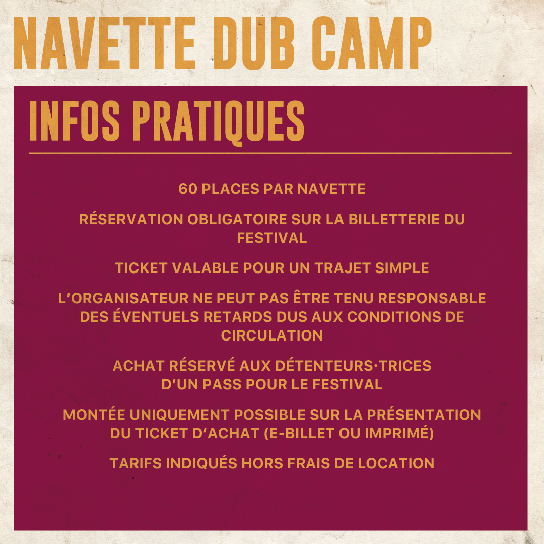 HORAIRE NAVETTE - INFOS