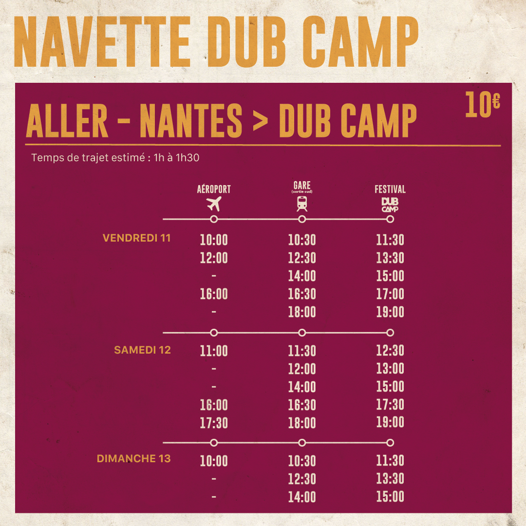 HORAIRE NAVETTE - NANTES ALLER