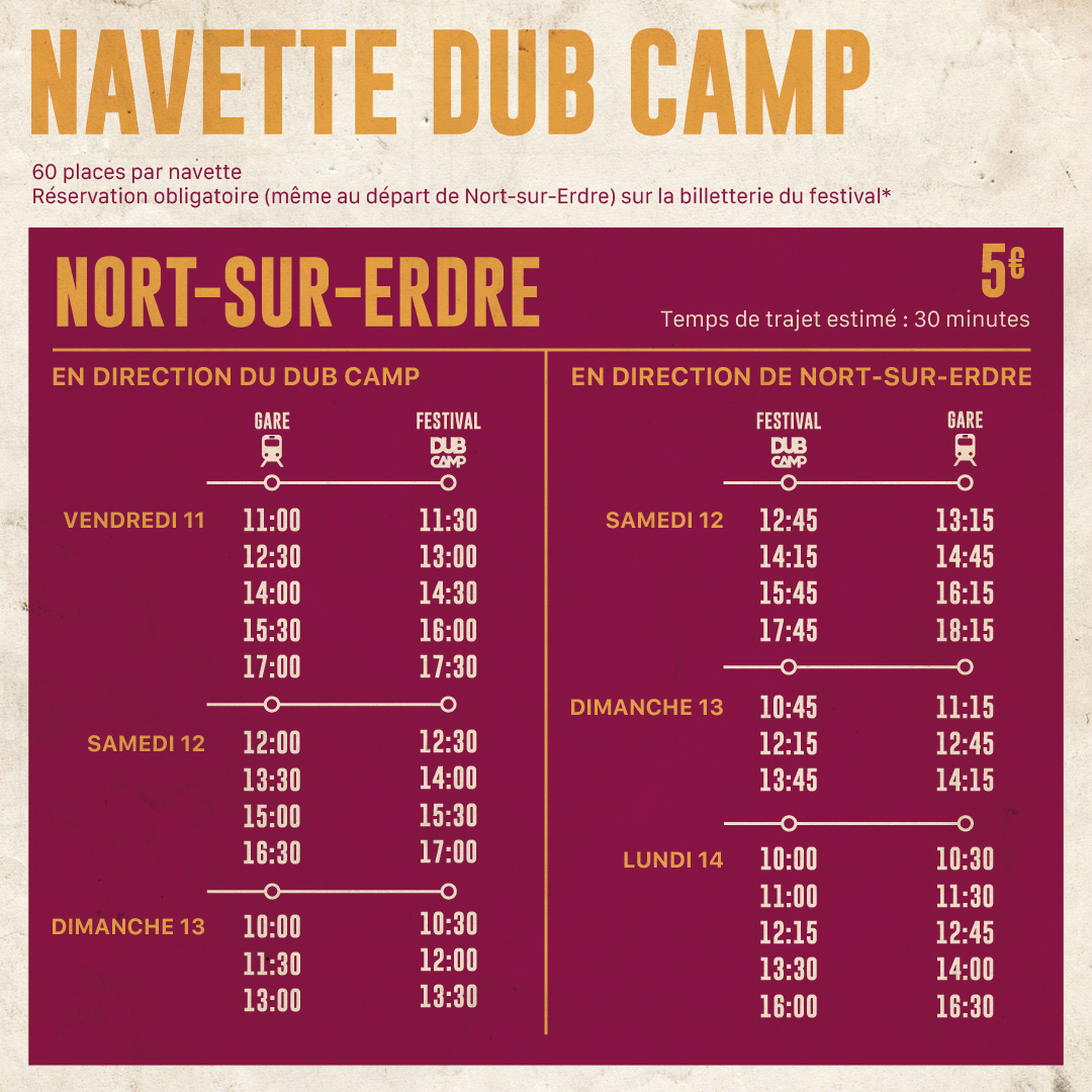 HORAIRE NAVETTE - NORT-SUR-ERDRE